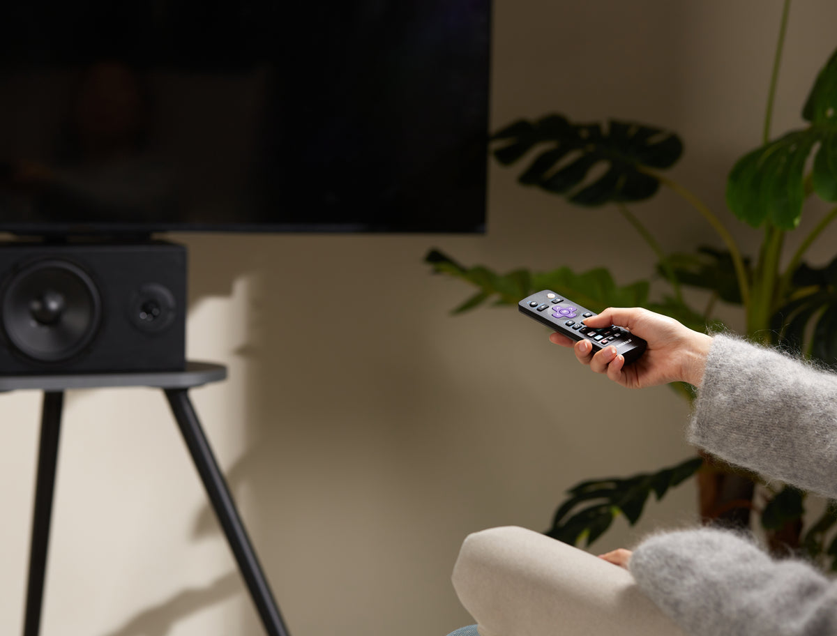 Emerald Replacement Remote for Roku Smart TVs Only, Ergonomic Design