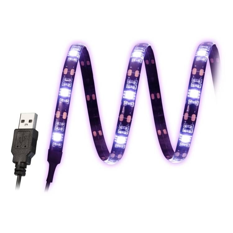 25 ft. Plug-In Smart Remote Controlled Integrated LED Color Changing Strip Light - 2500