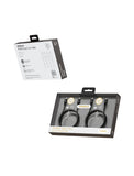 Emerald 2Pack 6ft Braided Type-C to Type-C, Charging & Data Syncing Cable