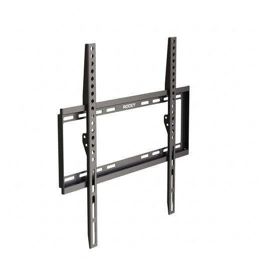 Rocky Ultra Slim Fixed Wall Mount for 23"-65" TVs, 0.81" Low Profile, VESA 200x200 to 400x400 mm