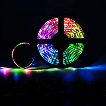25 ft. Plug-In Smart Remote Controlled Integrated LED Color Changing Strip Light - 2500