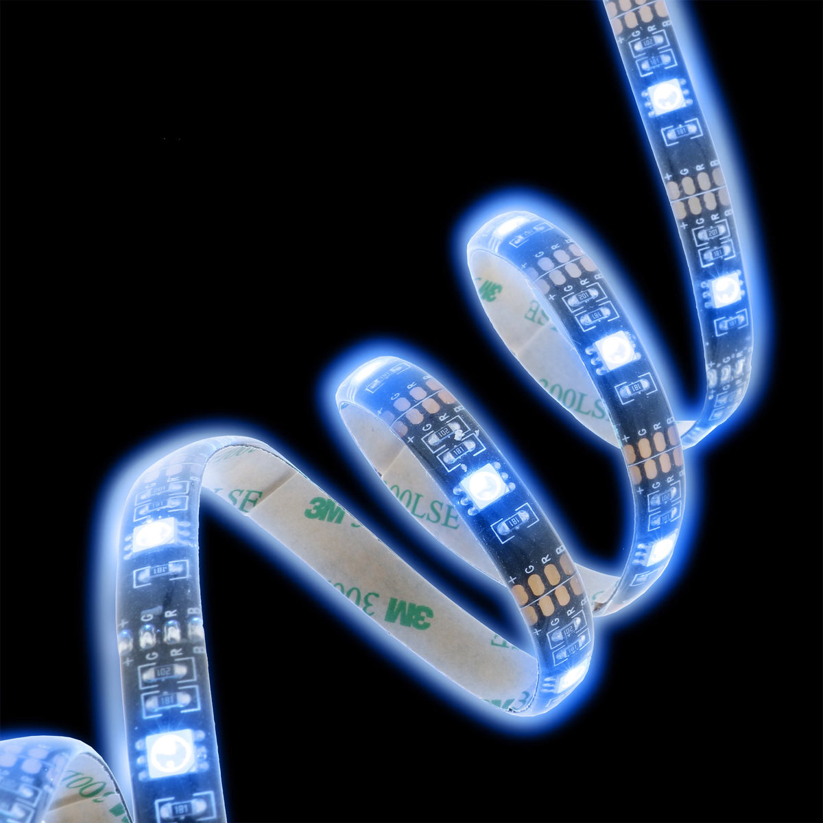 25 ft. Plug-In Smart Remote Controlled Integrated LED Color Changing Strip Light - 2500