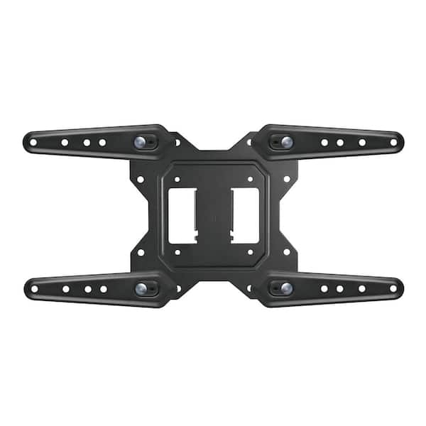 Rocky Full Motion Wall Mount for 17"-65" TVs, VESA 100x100-400x400mm, 77 lbs Capacity, Tilt & Swivel, with Cable Management