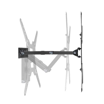 Rocky Full Motion Wall Mount for 17"-65" TVs, VESA 100x100-400x400mm, 77 lbs Capacity, Tilt & Swivel, with Cable Management