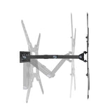 Rocky Full Motion Wall Mount for 17"-65" TVs, VESA 100x100-400x400mm, 77 lbs Capacity, Tilt & Swivel, with Cable Management