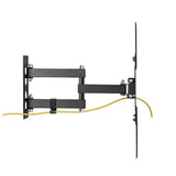 Rocky Full Motion Wall Mount for 17"-65" TVs, VESA 100x100-400x400mm, 77 lbs Capacity, Tilt & Swivel, with Cable Management