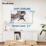 Brookstone Full Motion Wall Mount for 17"-65" TVs, Swivel, Tilt, Level Adjustment, 66 lbs Capacity