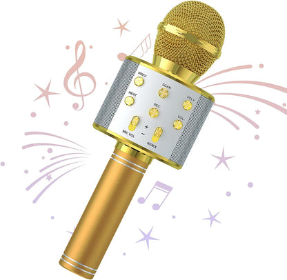 Bluetooth Karaoke Microphone With FM Radio