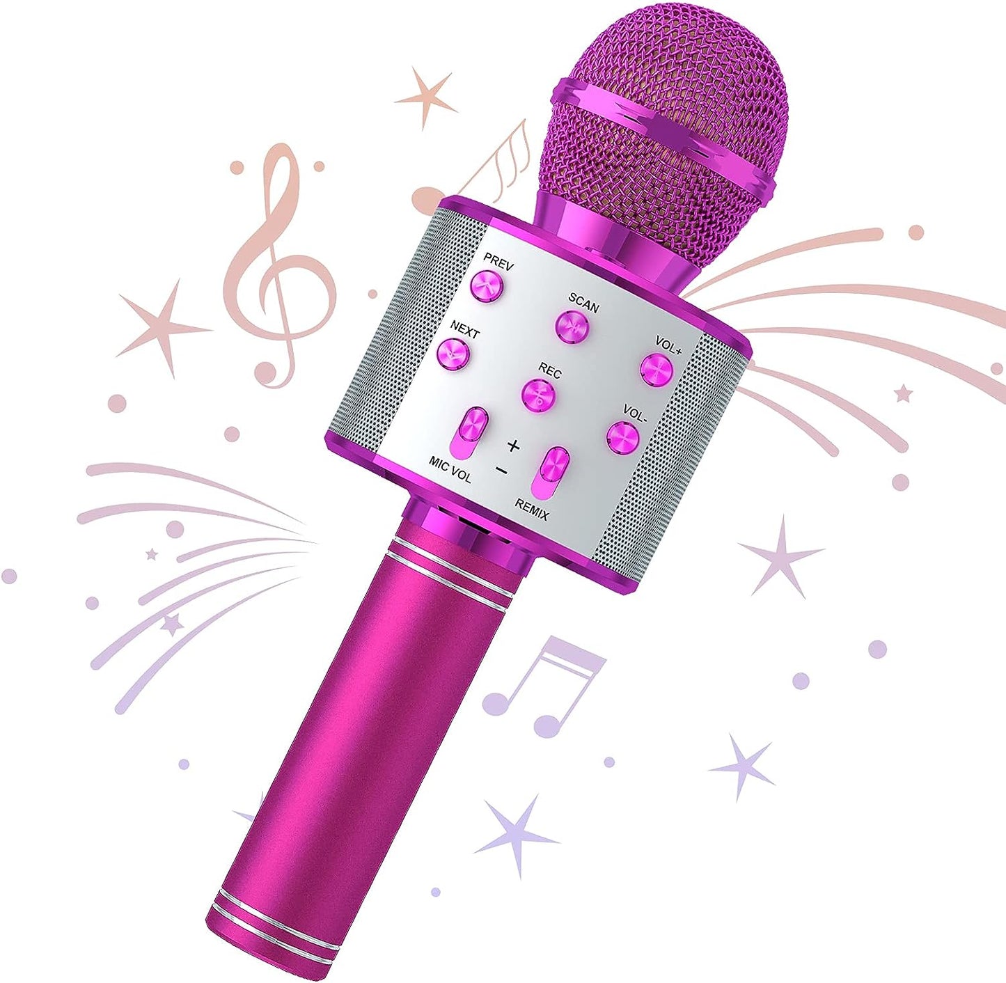 Bluetooth Karaoke Microphone With FM Radio