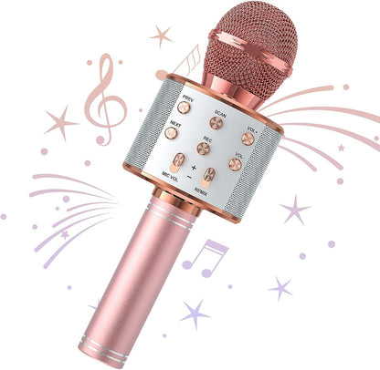 Bluetooth Karaoke Microphone With FM Radio