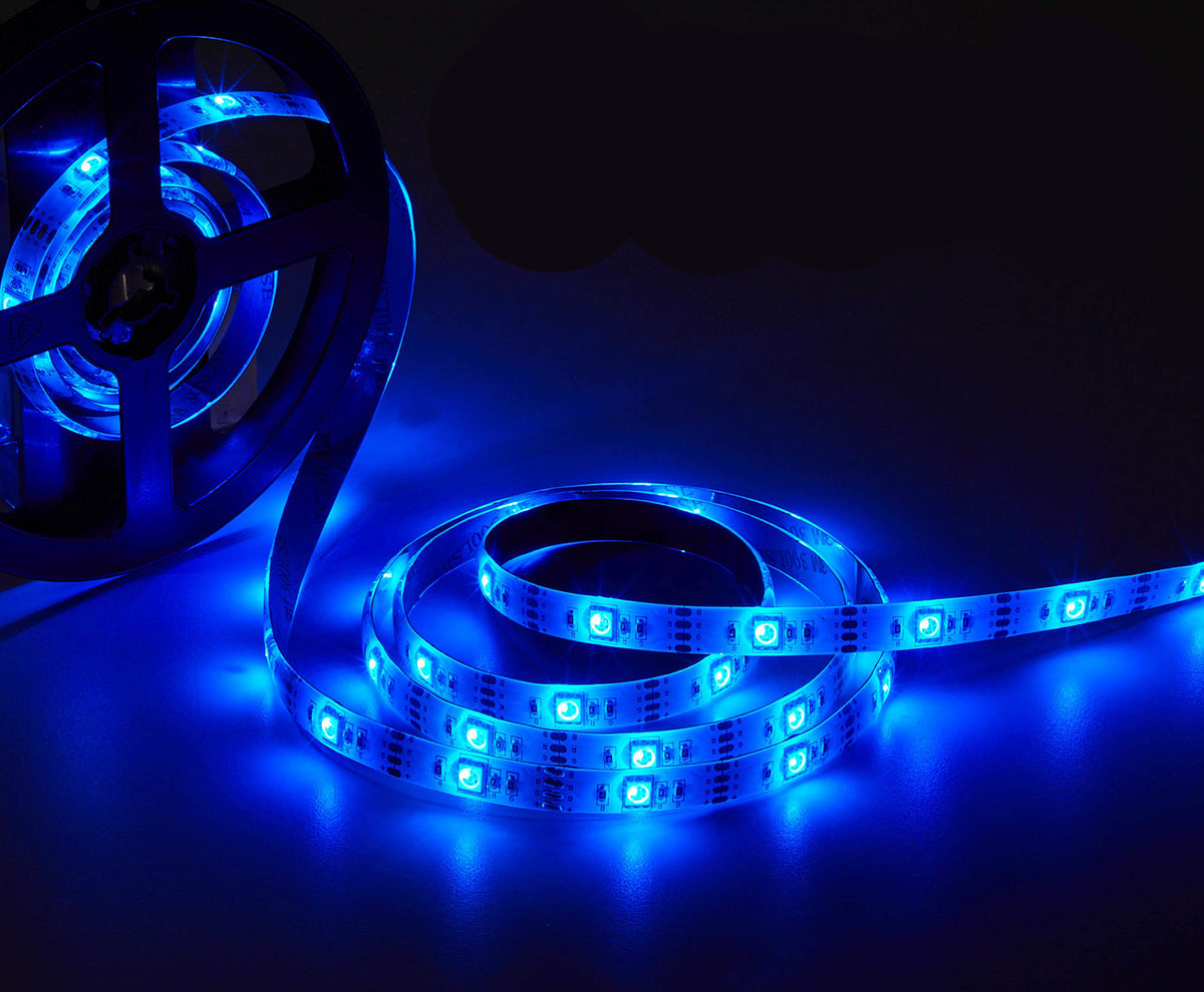 25 ft. Plug-In Smart Remote Controlled Integrated LED Color Changing Strip Light - 2500