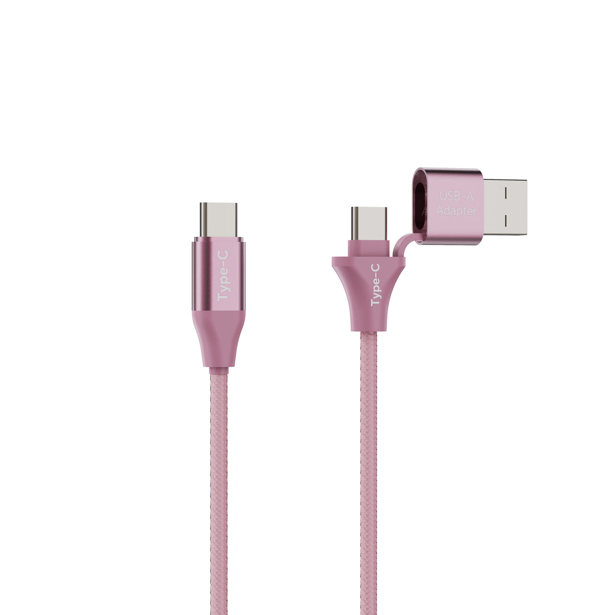 Emerald 10ft Braided USB-A or USB-C to USB-C (Type-C), Fast Charging & Data Syncing Cable