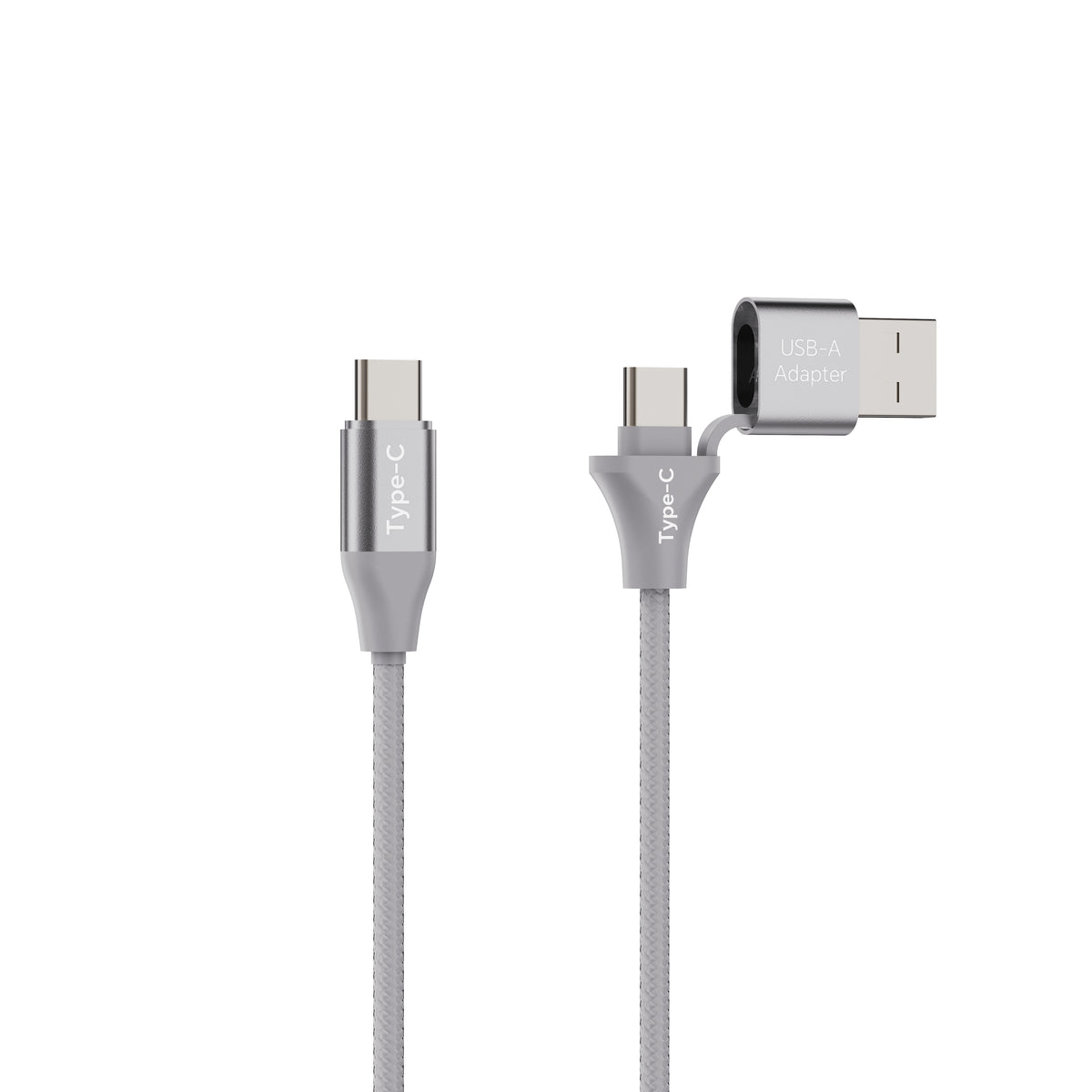 Emerald 6ft Braided USB-A or USB-C to USB-C (Type-C), Fast Charging & Data Syncing Cable
