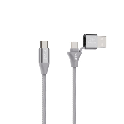 Emerald 6ft Braided USB-A or USB-C to USB-C (Type-C), Fast Charging & Data Syncing Cable