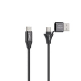 Emerald 6ft Braided USB-A or USB-C to USB-C (Type-C), Fast Charging & Data Syncing Cable