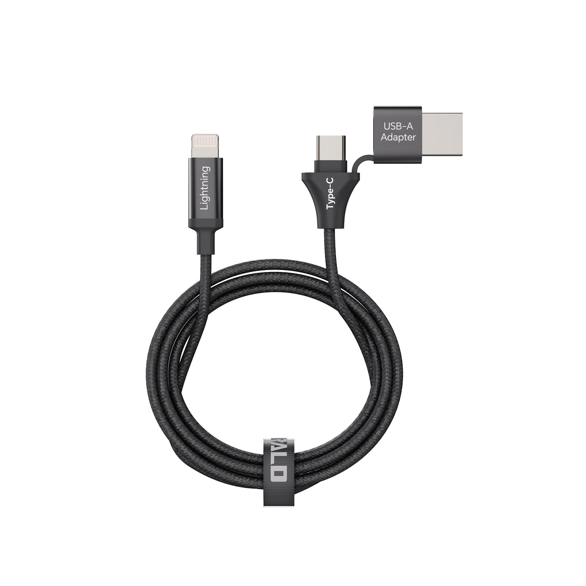 Emerald 10ft Braided USB-A or USB-C to Lightning, Fast Charging & Data Syncing Cable Compatible with iPhone