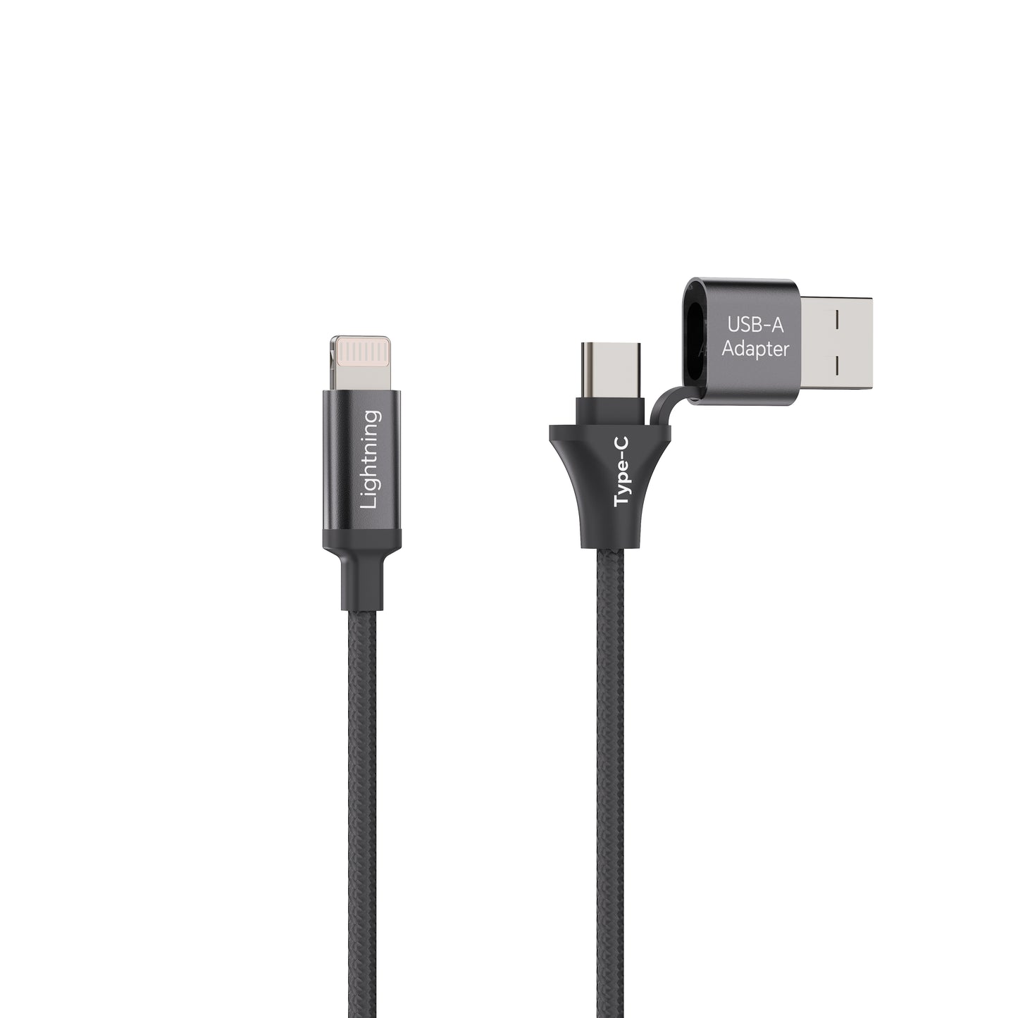 Emerald 10ft Braided USB-A or USB-C to Lightning, Fast Charging & Data Syncing Cable Compatible with iPhone