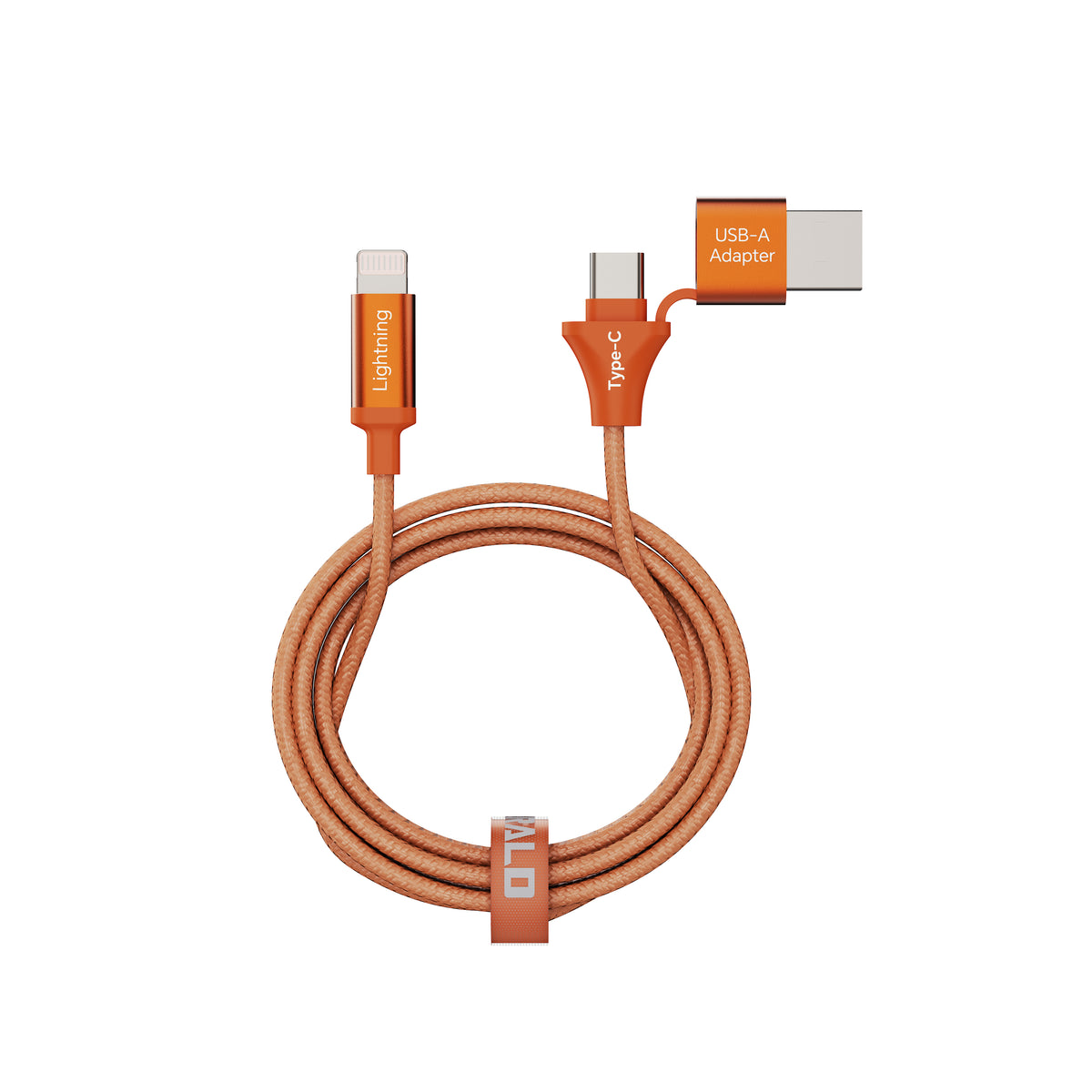 Emerald 10ft Braided USB-A or USB-C to Lightning, Fast Charging & Data Syncing Cable Compatible with iPhone