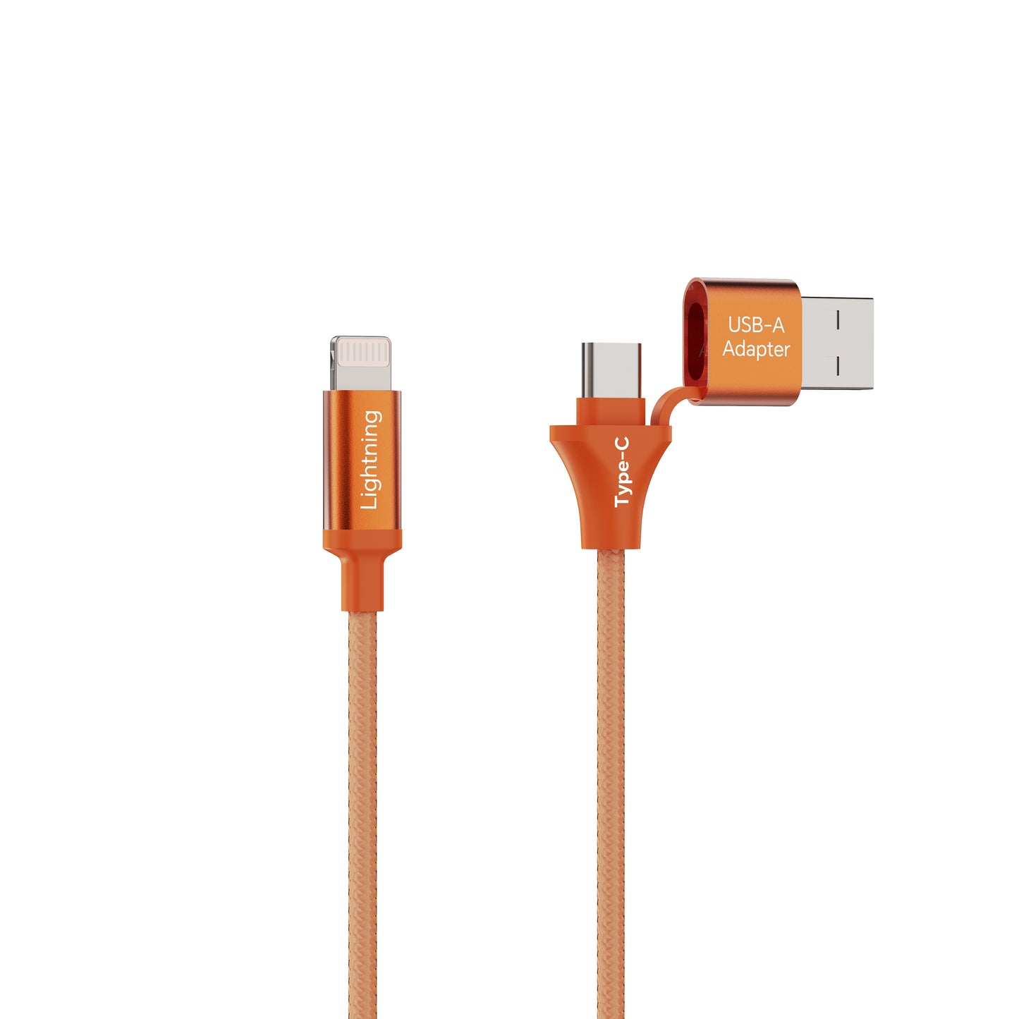 Emerald 10ft Braided USB-A or USB-C to Lightning, Fast Charging & Data Syncing Cable Compatible with iPhone