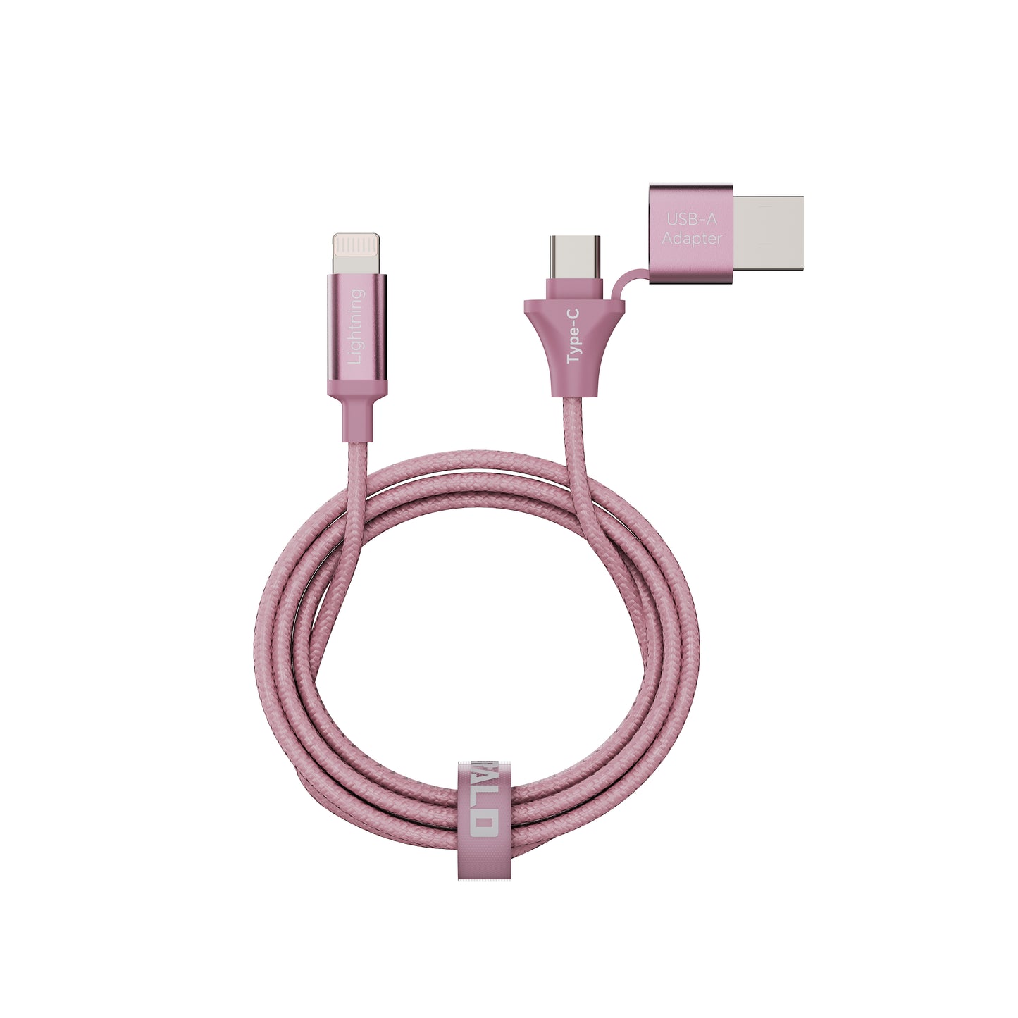 Emerald 10ft Braided USB-A or USB-C to Lightning, Fast Charging & Data Syncing Cable Compatible with iPhone