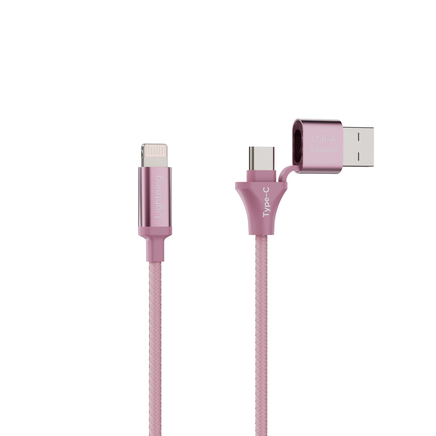 Emerald 10ft Braided USB-A or USB-C to Lightning, Fast Charging & Data Syncing Cable Compatible with iPhone