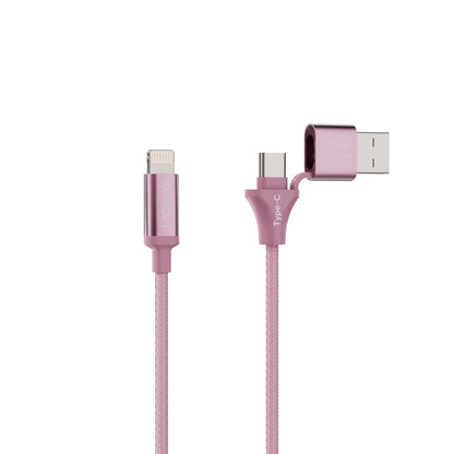 Emerald 10ft Braided USB-A or USB-C to Lightning, Fast Charging & Data Syncing Cable Compatible with iPhone