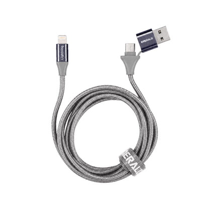 Emerald 6ft Braided USB-A or USB-C to Lightning, Fast Charging & Data Syncing Cable Compatible with iPhone