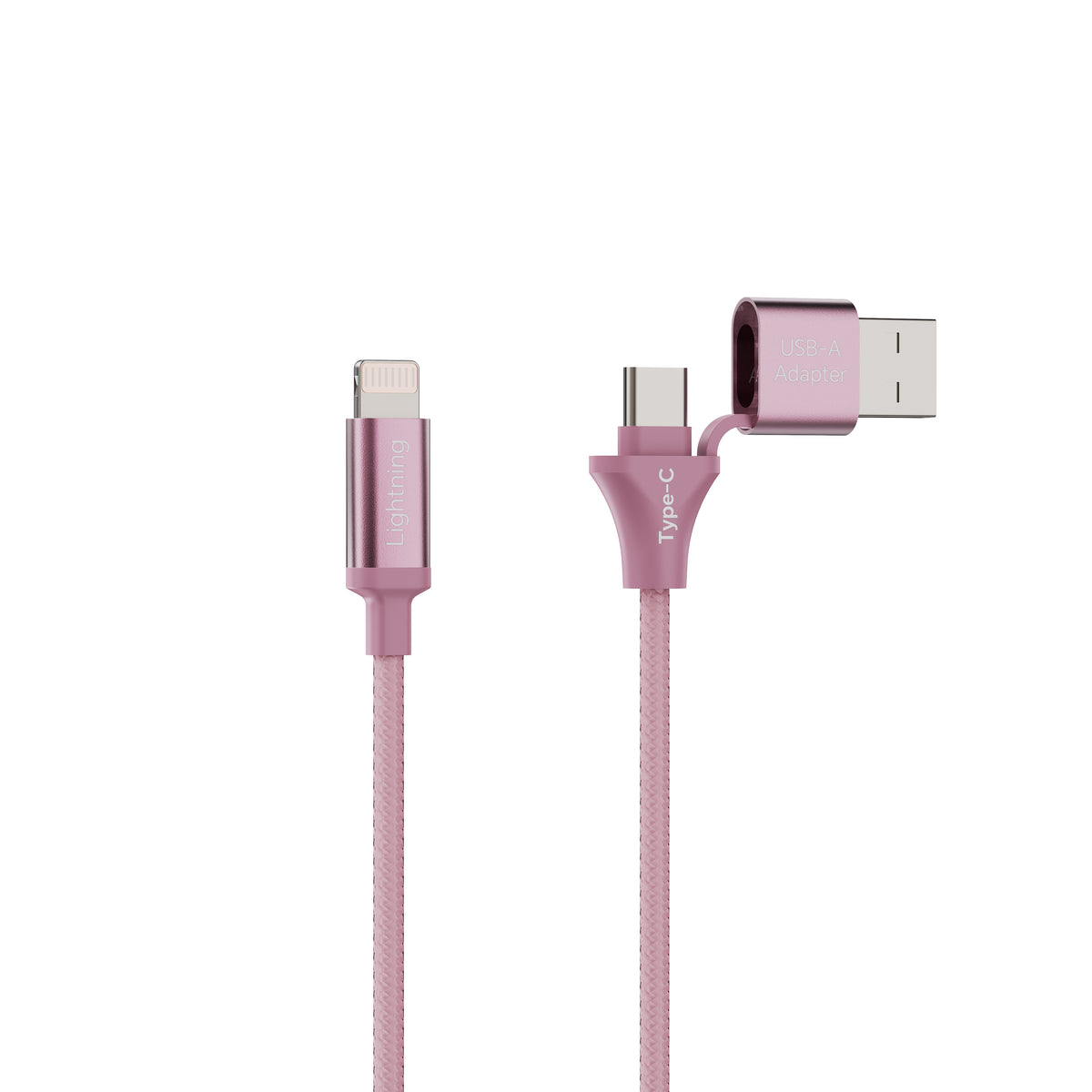 Emerald 6ft Braided USB-A or USB-C to Lightning, Fast Charging & Data Syncing Cable Compatible with iPhone