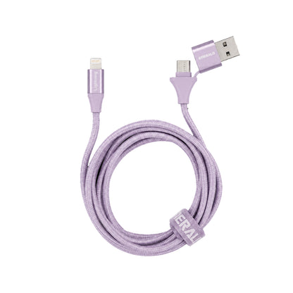Emerald 6ft Braided USB-A or USB-C to Lightning, Fast Charging & Data Syncing Cable Compatible with iPhone