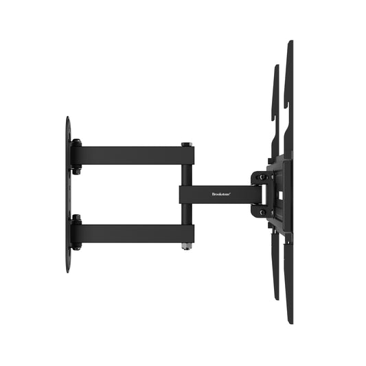 Brookstone Full Motion Wall Mount for 36"-85" TVs, Swivel, Tilt, Max 77 lbs