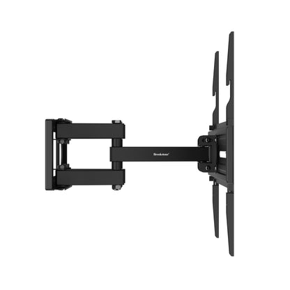 Brookstone Full Motion Wall Mount for 37"-80" TVs, Swivel, Tilt, Level Adjust, 99 lbs Capacity