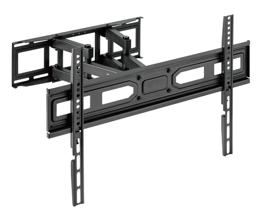 Brookstone Full Motion Wall Mount for 36″–85″ TVs, 99 lbs Capacity, Swivel, Tilt & Level Adjustment