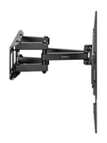 Brookstone Full Motion Wall Mount for 36″–85″ TVs, 99 lbs Capacity, Swivel, Tilt & Level Adjustment