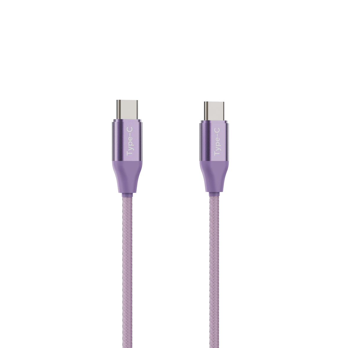 Emerald 10ft Braided USB-C to USB-C (Type-C), Fast Charging & Data Syncing Cable