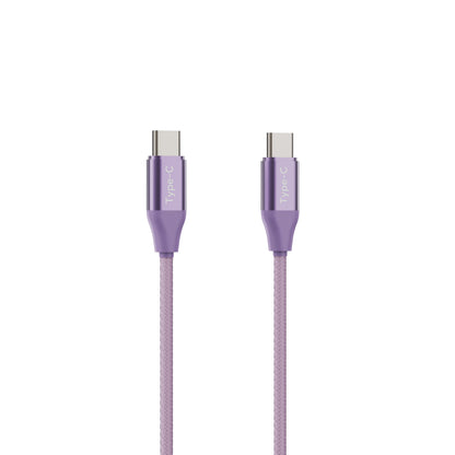 Emerald 10ft Braided USB-C to USB-C (Type-C), Fast Charging & Data Syncing Cable