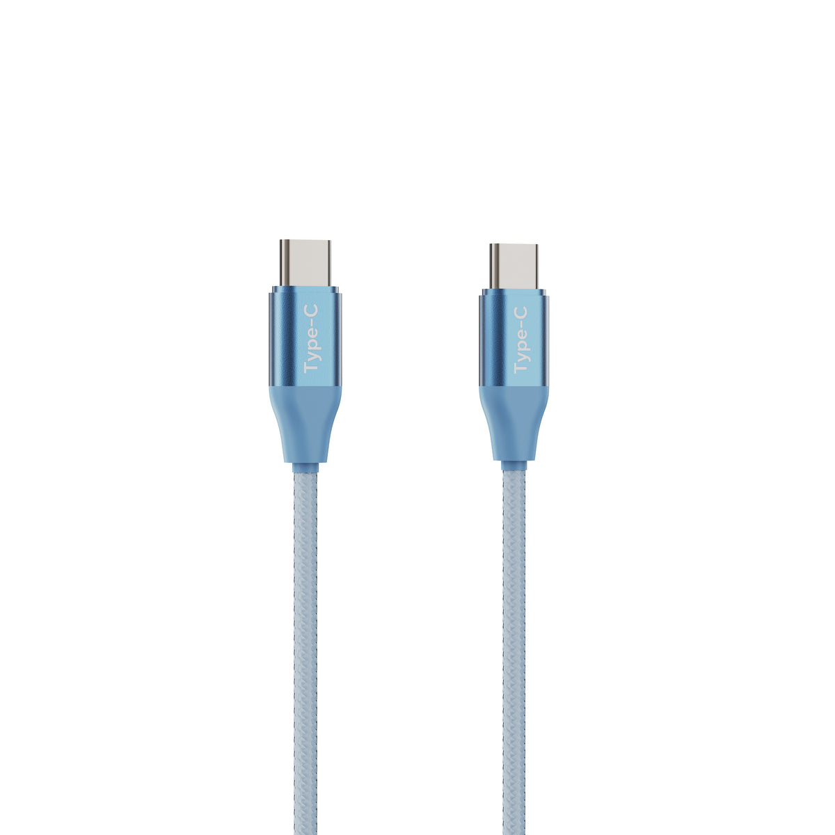 Emerald 6ft Braided USB-C to USB-C (Type-C), Fast Charging & Data Syncing Cable
