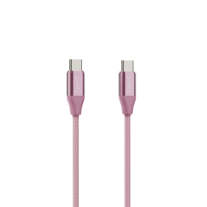 Emerald 6ft Braided USB-C to USB-C (Type-C), Fast Charging & Data Syncing Cable