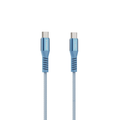 Emerald 4ft Coiled USB-C to USB-C Charging Cable, 60W Fast Charging