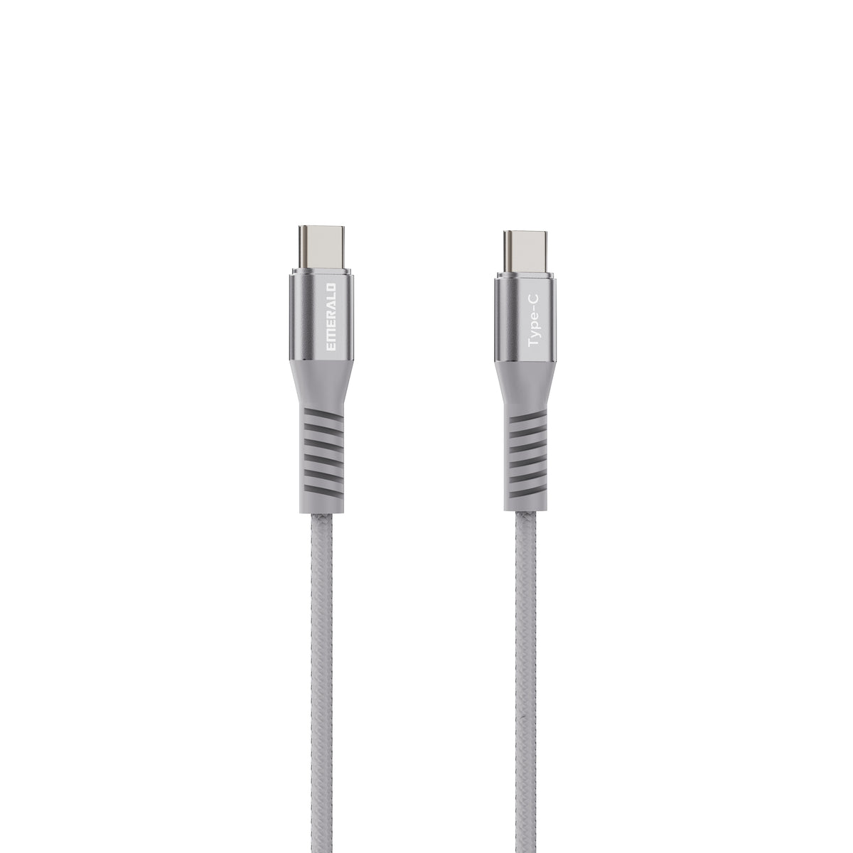 Emerald 4ft Coiled USB-C to USB-C Charging Cable, 60W Fast Charging