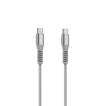 Emerald 4ft Coiled USB-C to USB-C Charging Cable, 60W Fast Charging