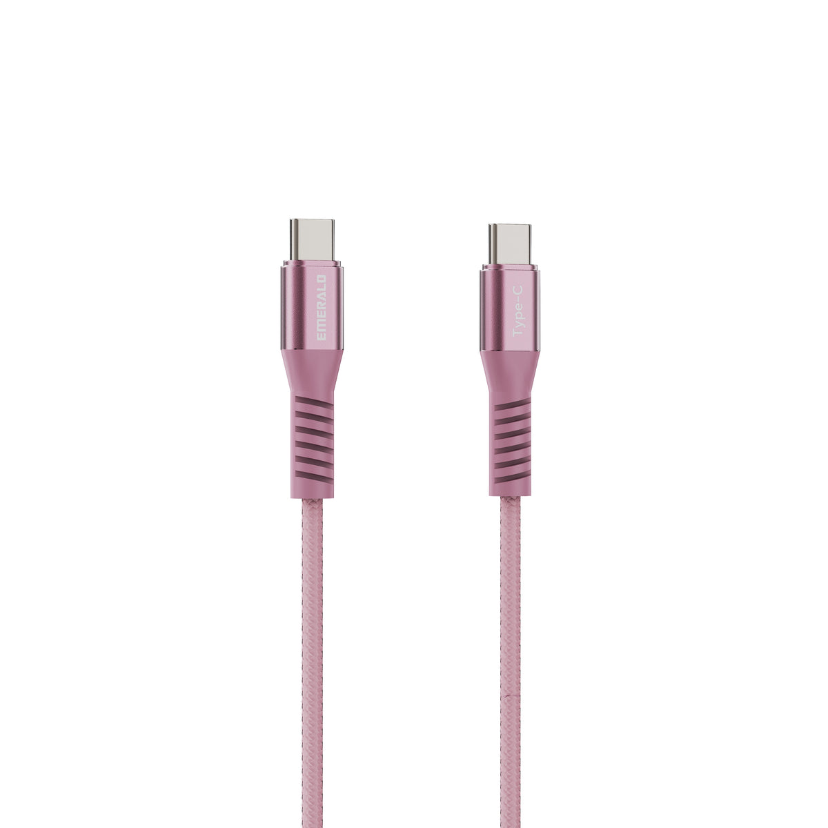 Emerald 4ft Coiled USB-C to USB-C Charging Cable, 60W Fast Charging