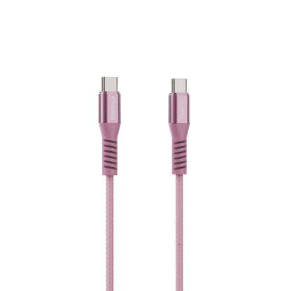 Emerald 4ft Coiled USB-C to USB-C Charging Cable, 60W Fast Charging