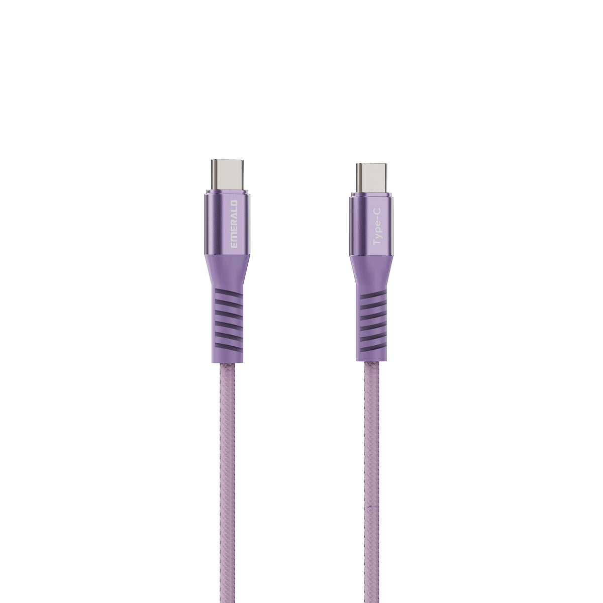Emerald 4ft Coiled USB-C to USB-C Charging Cable, 60W Fast Charging