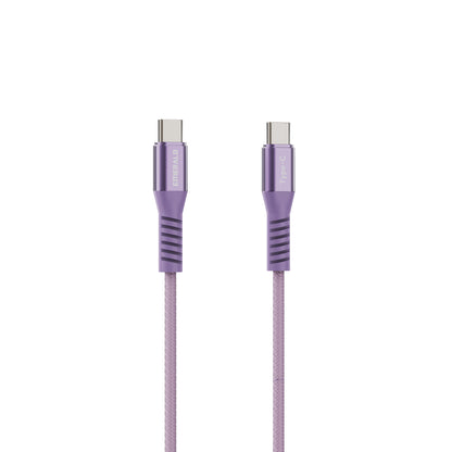 Emerald 4ft Coiled USB-C to USB-C Charging Cable, 60W Fast Charging