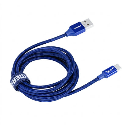 Emerald 6ft Braided USB-A to USB-C (Type-C), Fast Charging & Data Syncing Cable