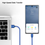 Emerald 6ft Braided USB-A to USB-C (Type-C), Fast Charging & Data Syncing Cable