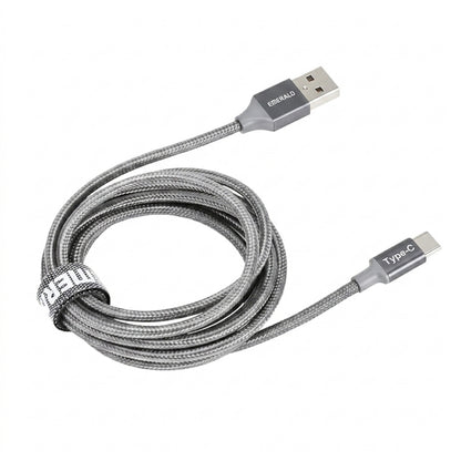 Emerald 6ft Braided USB-A to USB-C (Type-C), Fast Charging & Data Syncing Cable