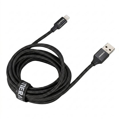 Emerald 10ft Braided USB-A to Lightning, Fast Charging & Data Syncing Cable Compatible with iPhone