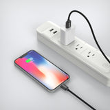 Emerald 10ft Braided USB-A to Lightning, Fast Charging & Data Syncing Cable Compatible with iPhone