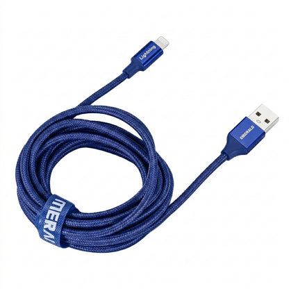 Emerald 10ft Braided USB-A to Lightning, Fast Charging & Data Syncing Cable Compatible with iPhone